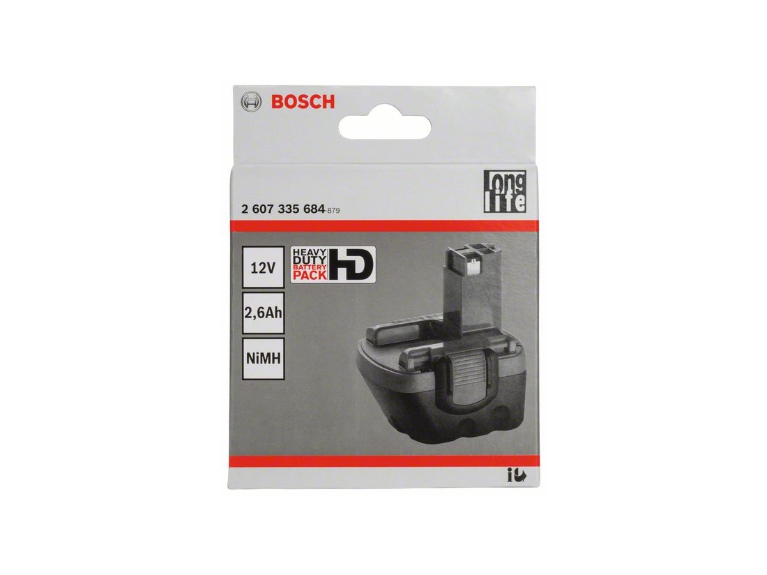 Bosch Akumulátor O 12 V Standard Duty (SD), 2, 6 Ah, NiMH PROFESSIONAL