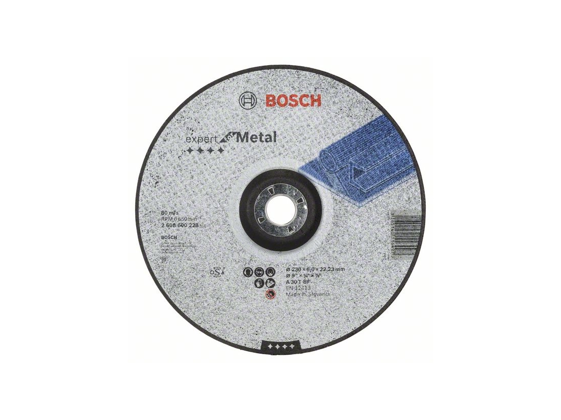 Bosch Hrubovací kotouč profilovaný Expert for Metal A 30 T BF, 230 mm, 6, 0 mm PROFESSIONAL