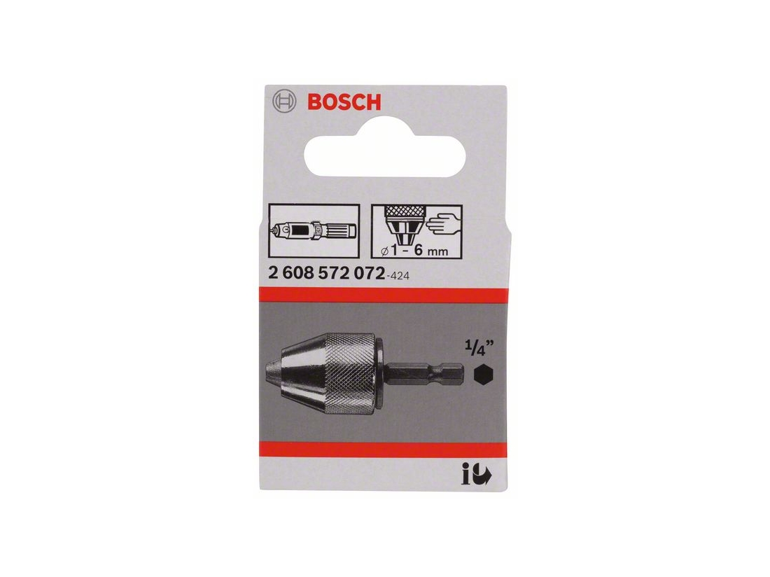 Bosch Rychloupínací sklíčidla do 10 mm D = 1, 5–13 mm; A = 1/4" (vnější šestihran) PROFESSIONAL