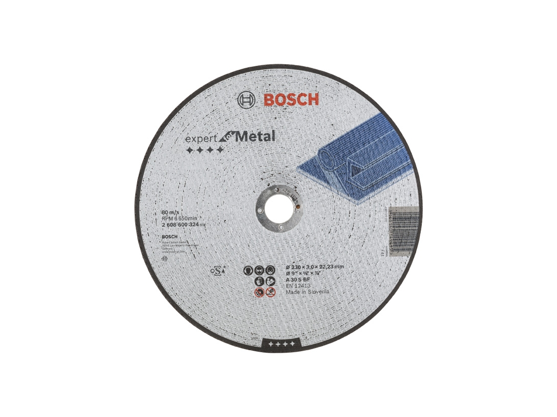 Bosch Dělicí kotouč rovný Expert for Metal A 30 S BF, 230 mm, 3, 0 mm PROFESSIONAL