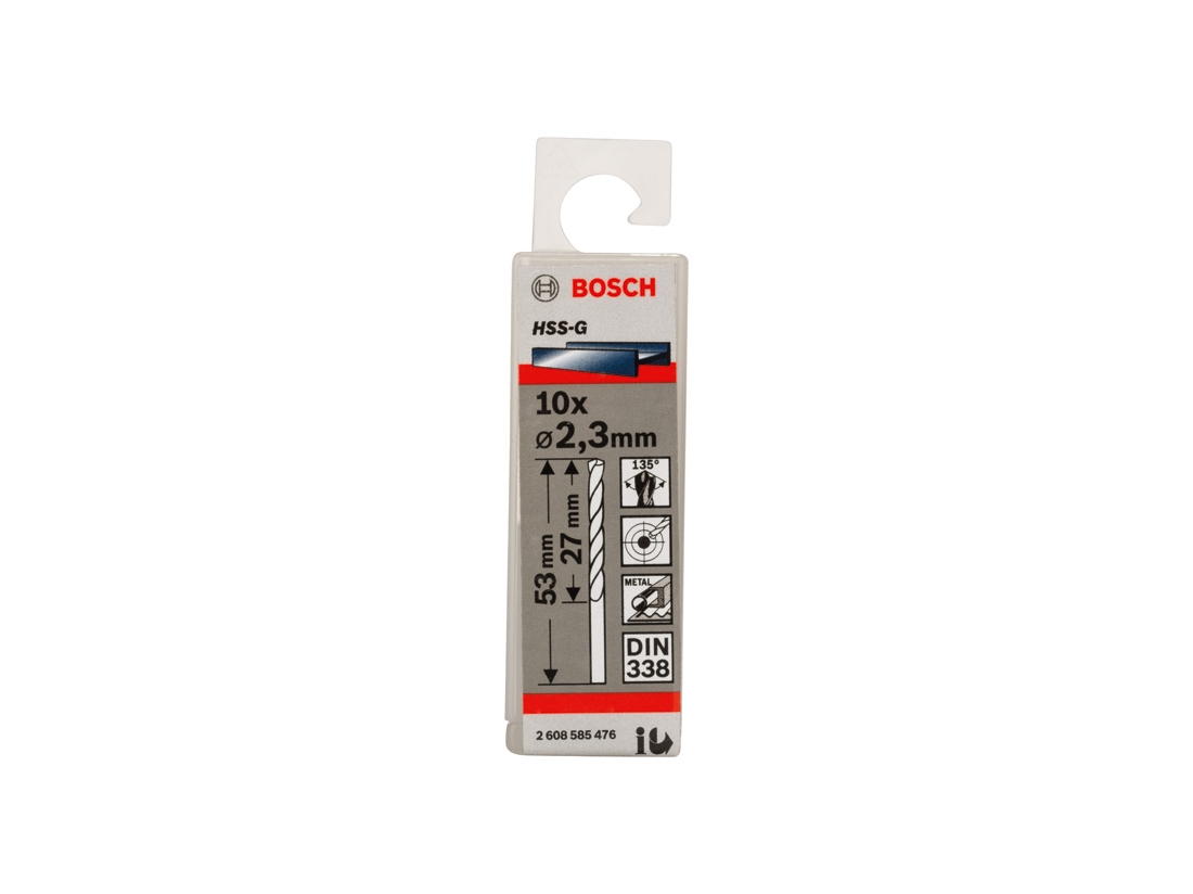 Bosch Vrtáky do kovu HSS-G, DIN 338 2, 3 x 27 x 53 mm PROFESSIONAL