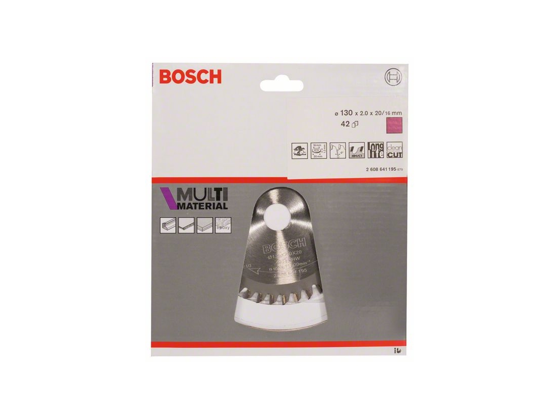 Bosch Pilový kotouč Multi Material 130 x 20/16 x 2, 0 mm; 42 PROFESSIONAL