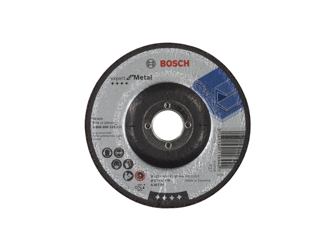 Bosch Hrubovací kotouč profilovaný Expert for Metal A 30 T BF, 125 mm, 6, 0 mm PROFESSIONAL