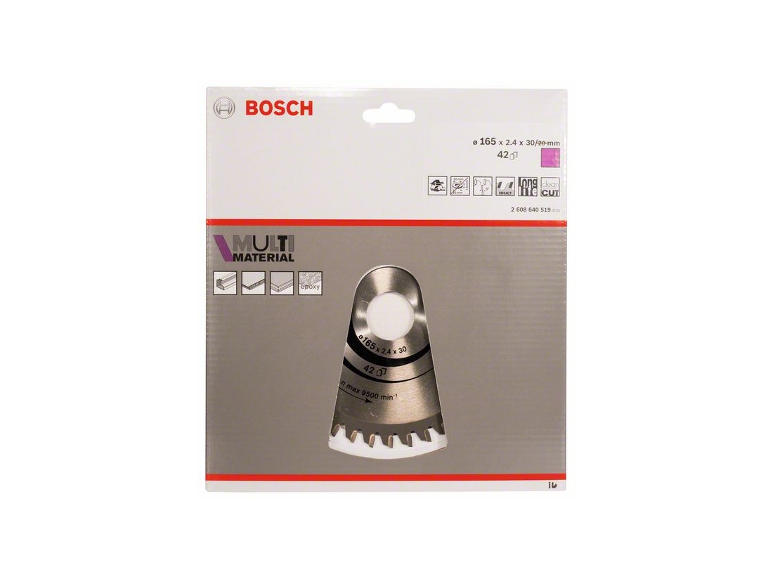 Bosch Pilový kotouč Multi Material 165 x 30 x 2, 4 mm; 42 PROFESSIONAL