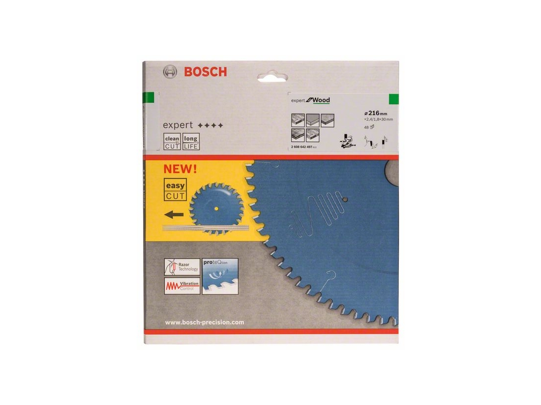 Bosch Pilový kotouč Expert for Wood 216 x 30 x 2, 4 mm, 48 PROFESSIONAL
