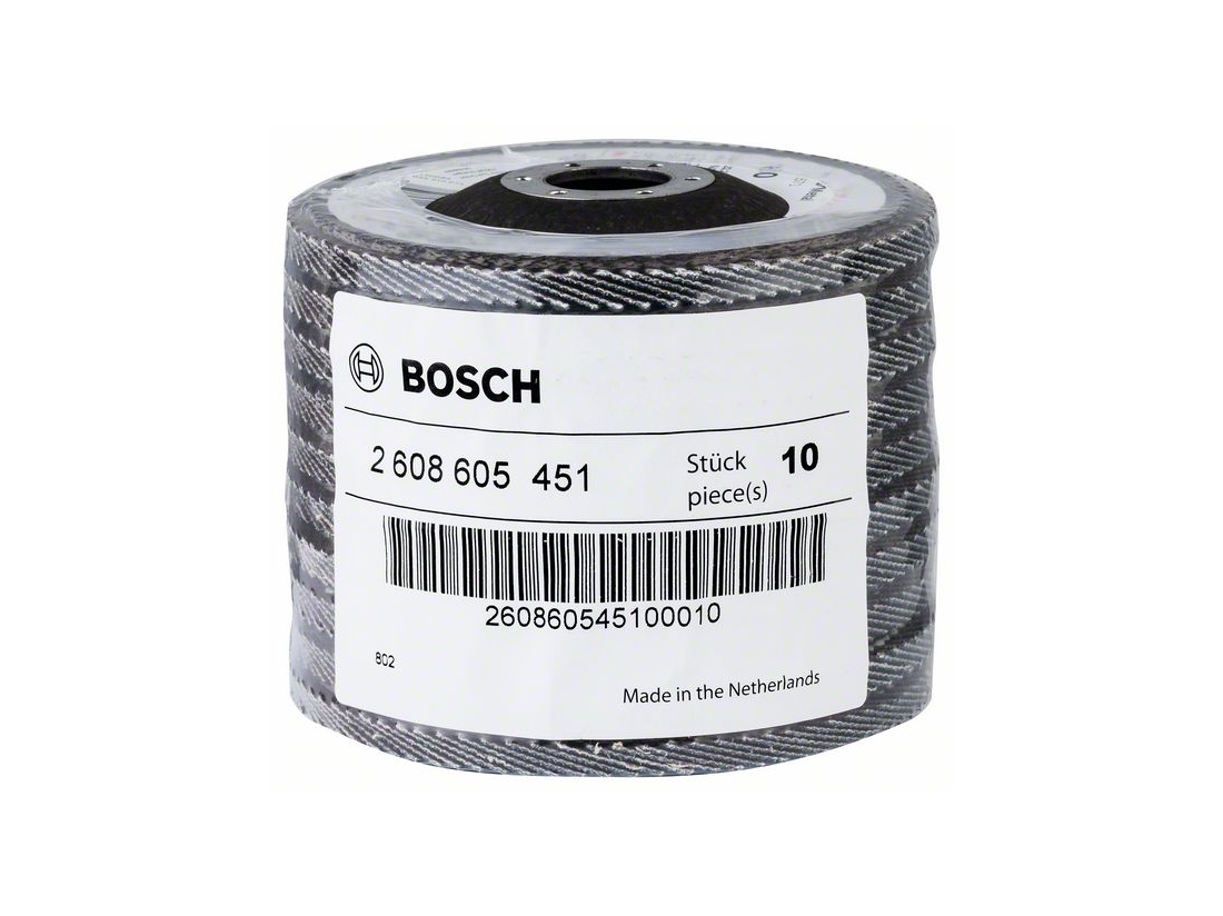 Bosch Lamelový brusný kotouč X571, Best for Metal D = 115 mm; G = 60, lomený PROFESSIONAL