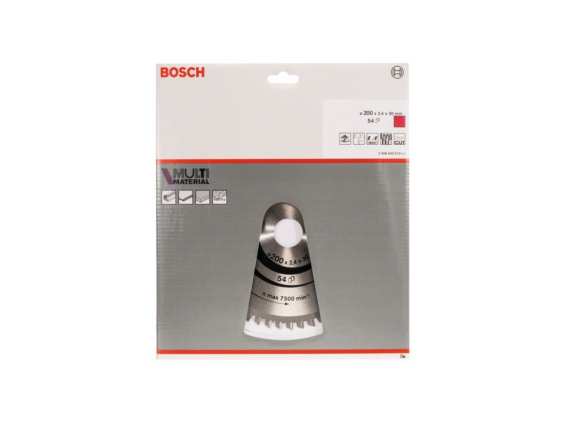 Bosch Pilový kotouč Multi Material 200 x 30 x 2, 4 mm; 54 PROFESSIONAL
