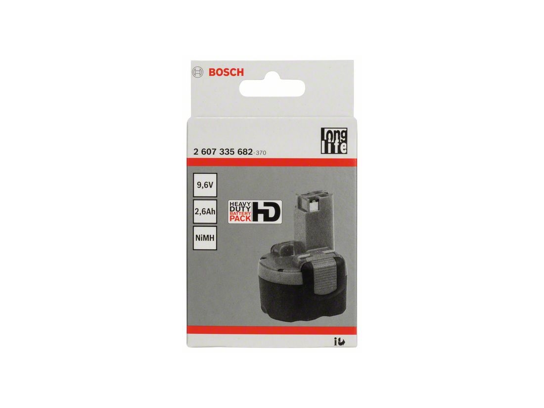 Bosch Akumulátor O 9, 6 V Standard Duty (SD), 2, 6 Ah, NiMH PROFESSIONAL