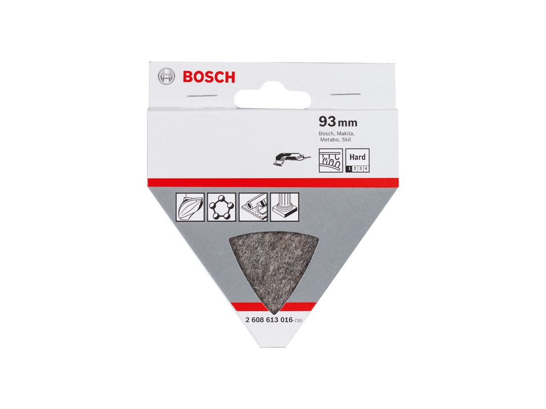 Bosch Lešticí plsť tvrdé, 93 mm PROFESSIONAL