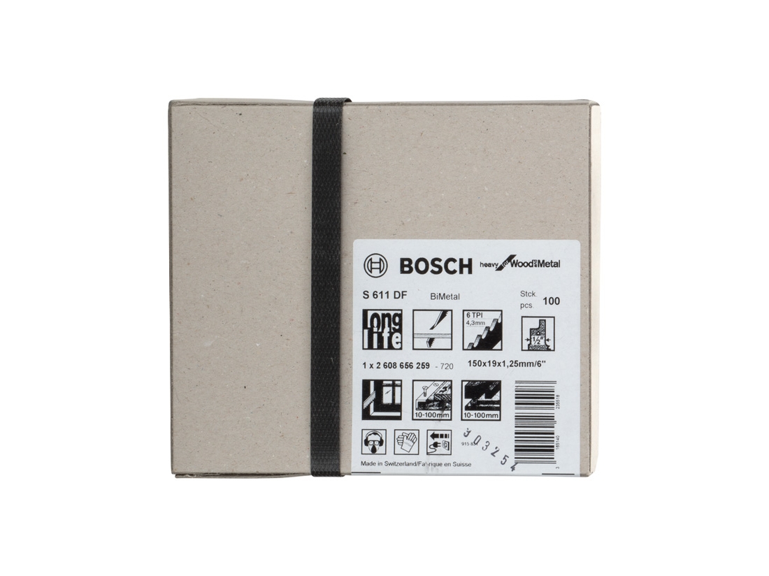 Bosch Pilový plátek do pily ocasky S 611 DF Heavy for Wood and Metal PROFESSIONAL
