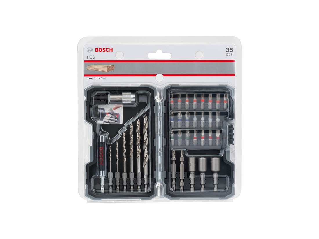 Bosch Sada šroubovacích bitů a vrtáků PRO-Mix set dřevo - 35ks PROFESSIONAL