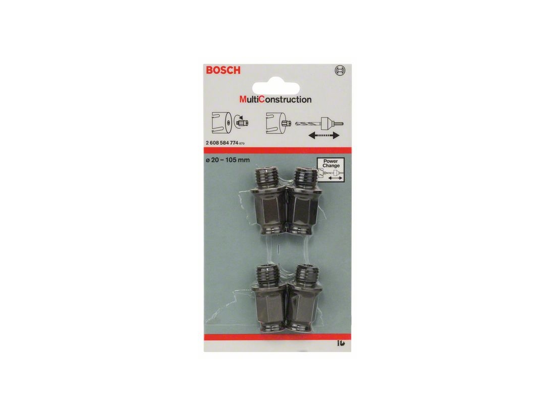 Bosch 4dílná sada adaptérů - PROFESSIONAL