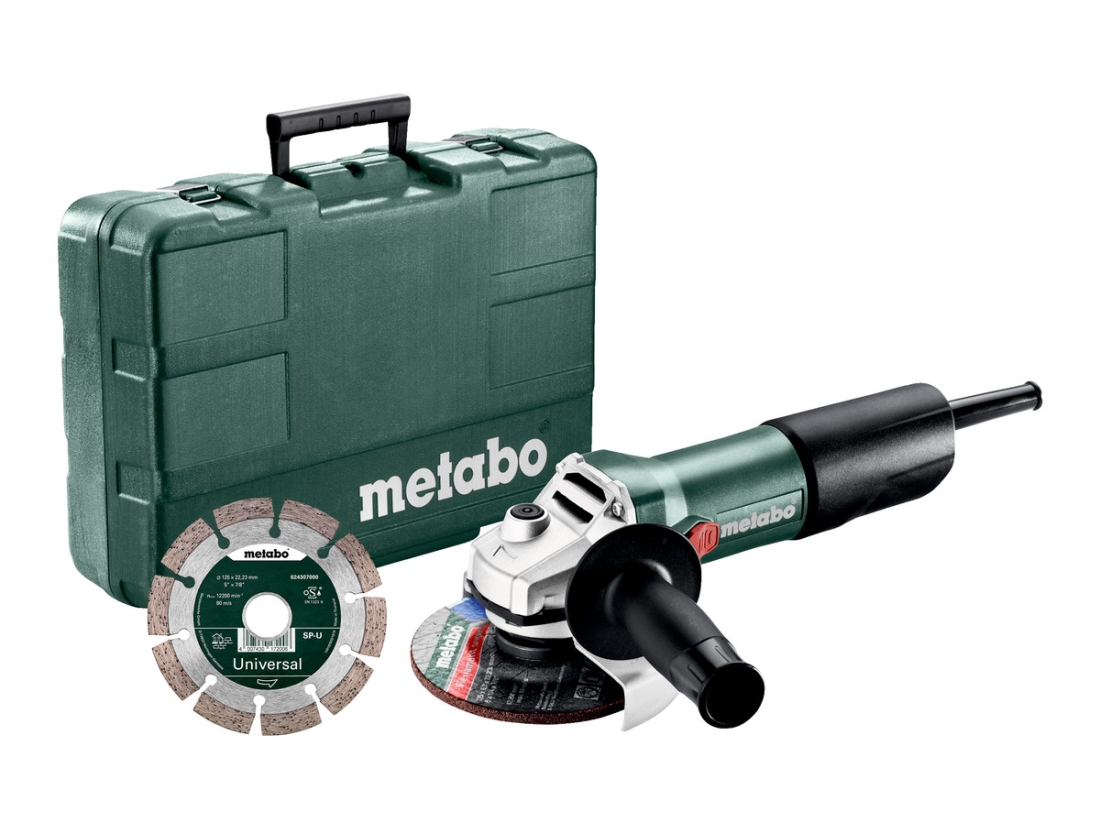 Metabo W 850-125t + diamantový kotouč, kufr