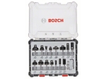 Bosch Smíšená sada tvarových fréz s vřetenem Ø 6 mm, 15 ks PROFESSIONAL