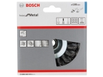 Bosch Kuželový kartáč, copánkový, 100, ocel 100 mm, 0, 5 mm, 12 mm, M14 PROFESSIONAL
