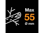 Fiskars Nůžky na silné větve jednočepelové L PowerGearX