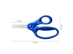 Fiskars Dětské nůžky se zaoblenou špičkou, modré, 13 cm (6+)