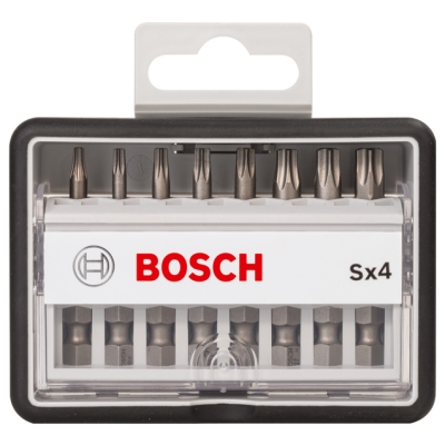 Bosch 8dílná sada šroubovacích bitů Robust Line, Sx Extra-Hart 49 mm, 8dílná sada PROFESSIONAL