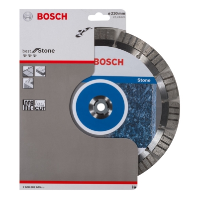 Bosch Diamantový dělicí kotouč Best for Stone 230 x 22, 23 x 2, 4 x 15 mm PROFESSIONAL