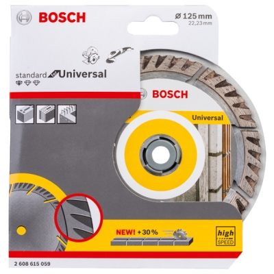 Bosch Diamantový dělicí kotouč Standard for Universal 125 × 22, 23 125x22.23x2x10 PROFESSIONAL