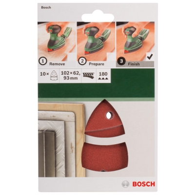 Bosch 10dílná sada brusných papírůu pro multibrusky
