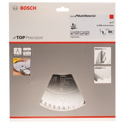 Bosch Pilový kotouč do okružních pil Top Precision Best for Multi Material 210 x 30 x 2, 3 mm, 54 PROFESSIONAL