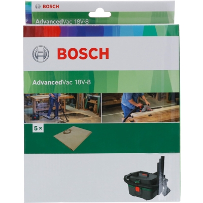 Bosch Sáčky papírové do vysavače, 5 ks pro AdvancedVac 18V-8 PROFESSIONAL
