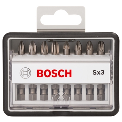Bosch 8dílná sada šroubovacích bitů Robust Line, Sx Extra-Hart 49 mm, 8dílná sada PROFESSIONAL