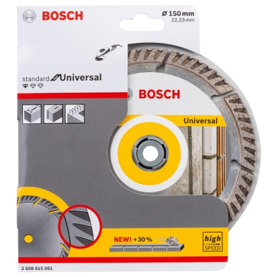 Bosch Diamantový dělicí kotouč Standard for Universal 150 × 22, 23 150x22.23x2.4x10mm PROFESSIONAL