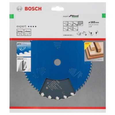 Bosch Pilový kotouč Expert for Wood 165 x 20 x 2, 6 mm, 24 PROFESSIONAL