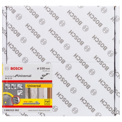 Bosch Diamantový dělicí kotouč Standard for Universal 150 × 22, 23 (balení 10 ks) 150x22.23x2.4x10mm PROFESSIONAL