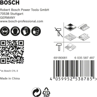Bosch EXPERT HEX-9 MultiConstruction 4/5/6/6/8mm PROFESSIONAL