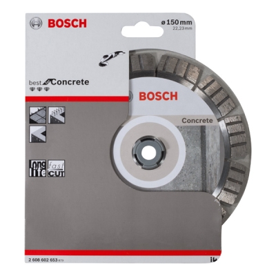 Bosch Diamantový dělicí kotouč Best for Concrete 150 x 22, 23 x 2, 4 x 12 mm PROFESSIONAL