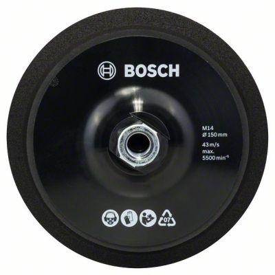 Bosch Opěrný talíř M14, průměr 150 mm, se suchým zipem Průměr = 150 mm PROFESSIONAL