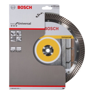 Bosch Diamantový dělicí kotouč Best for Universal Turbo 230 x 22, 23 x 2, 5 x 15 mm PROFESSIONAL