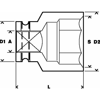 Bosch Nástrčný klíč 36 mm, 62 mm, 54 mm, M 24, 56, 5 mm PROFESSIONAL