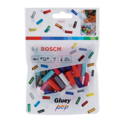 Bosch Mix barevných tyčinek Gluey, 8 barev