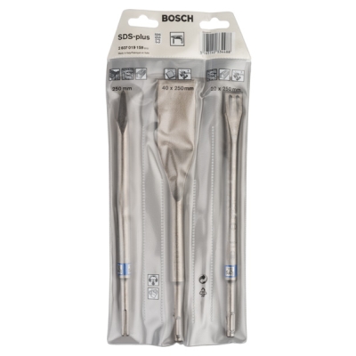 Bosch 3dílná sada sekáčů SDS-plus 250; 250; 260 x 20; 40 mm PROFESSIONAL