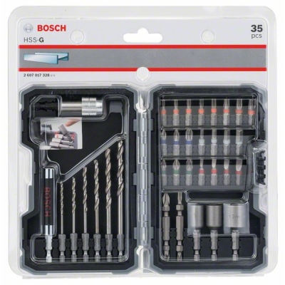 Bosch Sada šroubovacích bitů a vrtáků PRO-Mix set kov - 35ks PROFESSIONAL