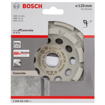 Bosch Diamantový hrncový kotouč Best for Concrete 125 x 22, 23 x 4, 5 mm PROFESSIONAL