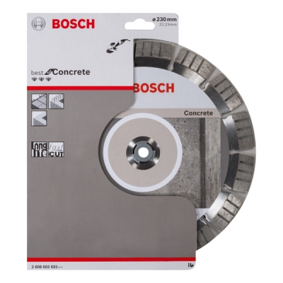 Bosch Diamantový dělicí kotouč Best for Concrete 230 x 22, 23 x 2, 4 x 15 mm PROFESSIONAL
