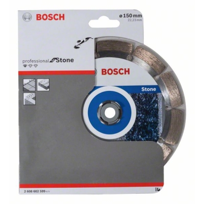 Bosch Diamantový dělicí kotouč Standard for Stone 150 x 22, 23 x 2 x 10 mm PROFESSIONAL