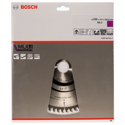 Bosch Pilový kotouč Multi Material 235 x 30/25 x 2, 4 mm; 64 PROFESSIONAL