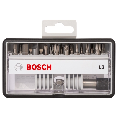 Bosch (18+1)dílná sada šroubovacích bitů Robust Line, L Extra-Hart 25 mm, (18+1)dílná sada PROFESSIONAL