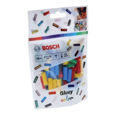 Bosch Mix barevných tyčinek Gluey 70 ks, mix barev PROFESSIONAL