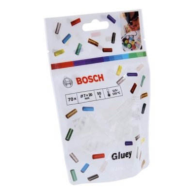 Bosch Průhledné tyčinky Gluey 70 ks, průhledné PROFESSIONAL