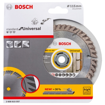 Bosch Diamantový dělicí kotouč Standard for Universal 115 × 22, 23 115x22.23x2x10 PROFESSIONAL