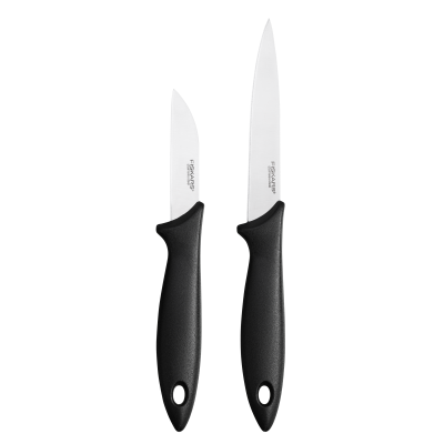 Fiskars Essential sada - nůž loupací a nůž okrajovací