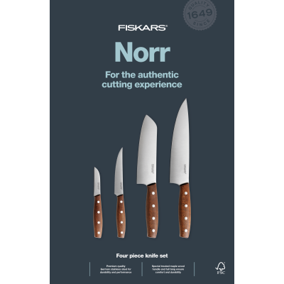 Fiskars Norr sada 4ks nožů
