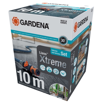 Gardena Textilní hadice Liano™ Xtreme 10 m s adaptérem pro vnitřní vodovodní kohoutky